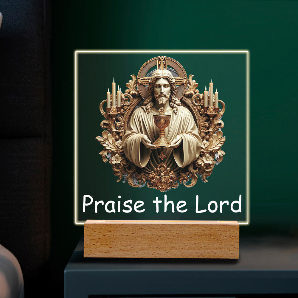 Christianartworkshop Christ Art Scene Night Light: Sacred Icons & Enduring Glow