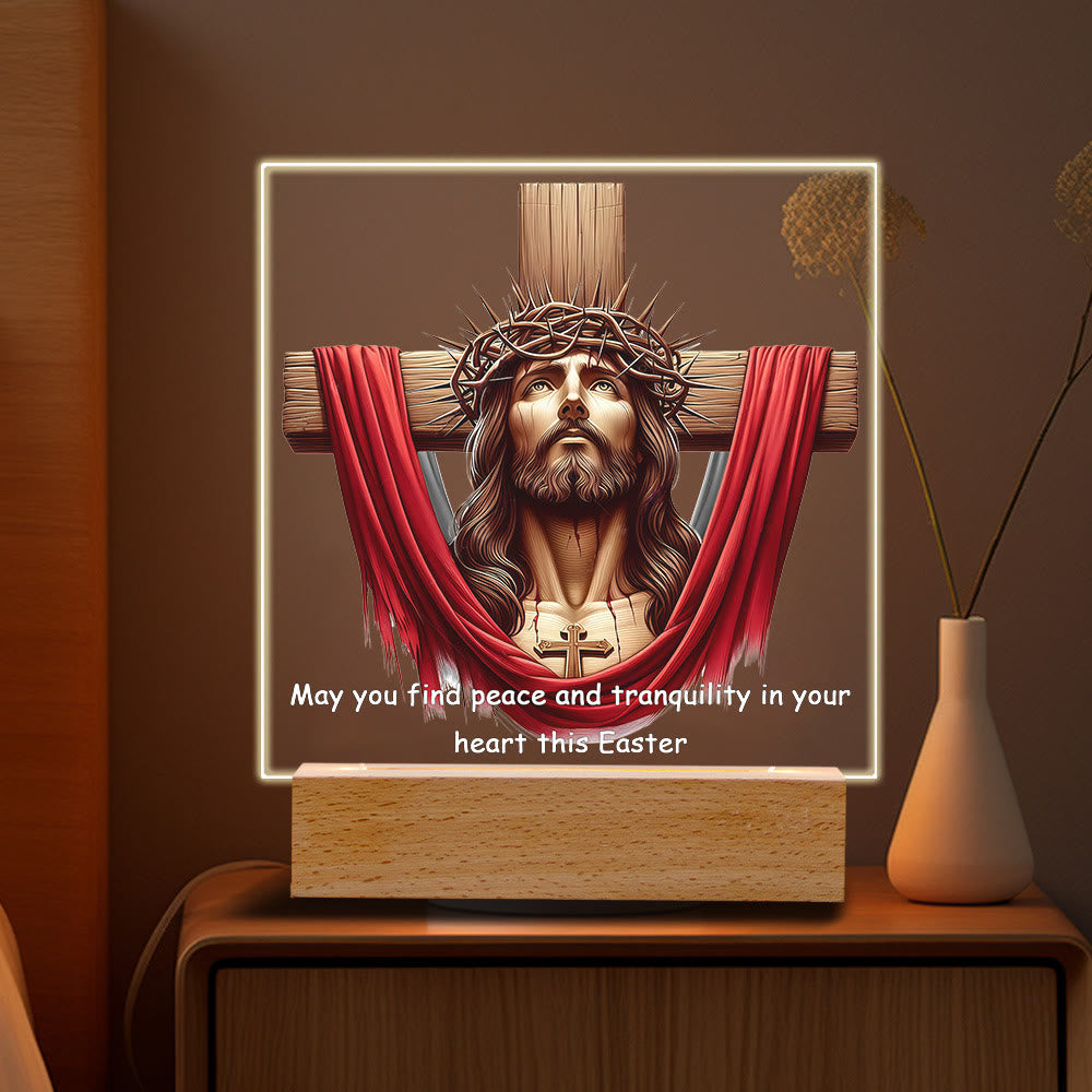 Christianartworkshop Christ Art Scene Night Light: Sacred Icons & Enduring Glow