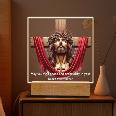 Christianartworkshop Christ Art Scene Night Light: Sacred Icons & Enduring Glow