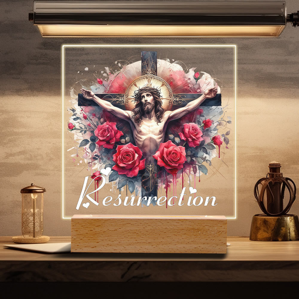 Christianartworkshop Christ Art Scene Night Light: Sacred Icons & Enduring Glow