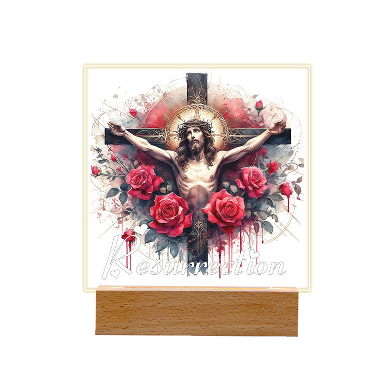 Christianartworkshop Christ Art Scene Night Light: Sacred Icons & Enduring Glow