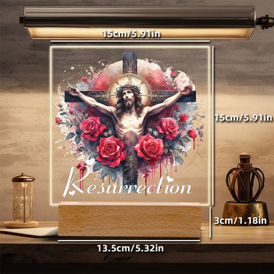 Christianartworkshop Christ Art Scene Night Light: Sacred Icons & Enduring Glow