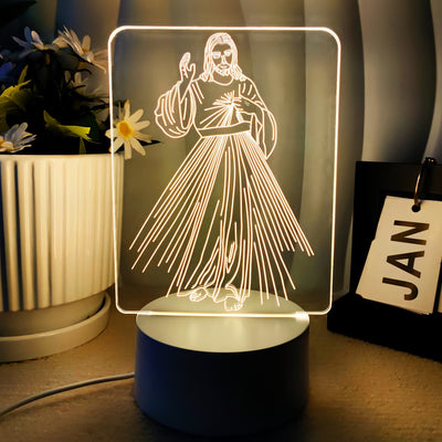 Christianartworkshop Faith-Filled Gift Holy Icons Night Light: Keep Sacred Moments Nearby