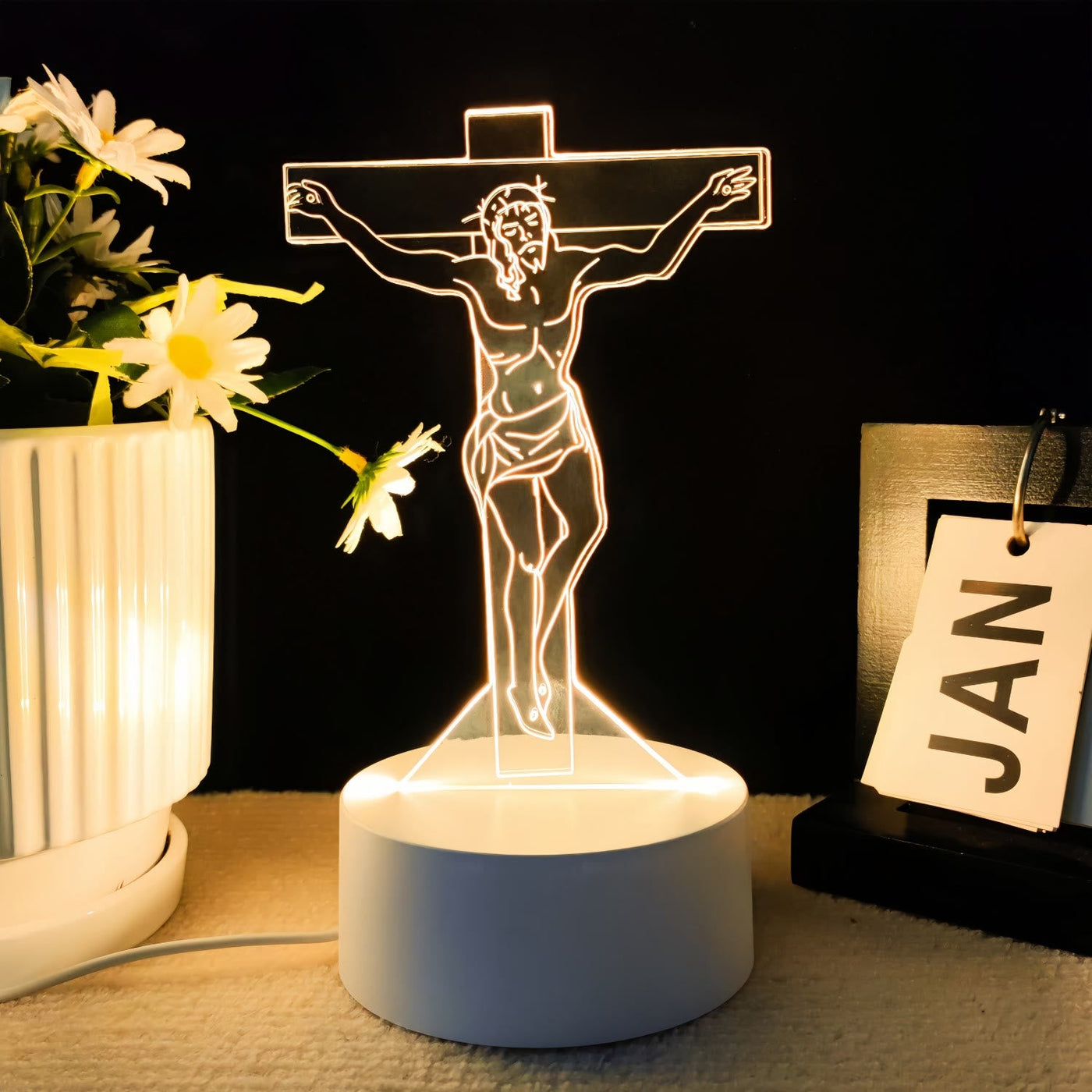 Christianartworkshop Faith-Filled Gift Holy Icons Night Light: Keep Sacred Moments Nearby