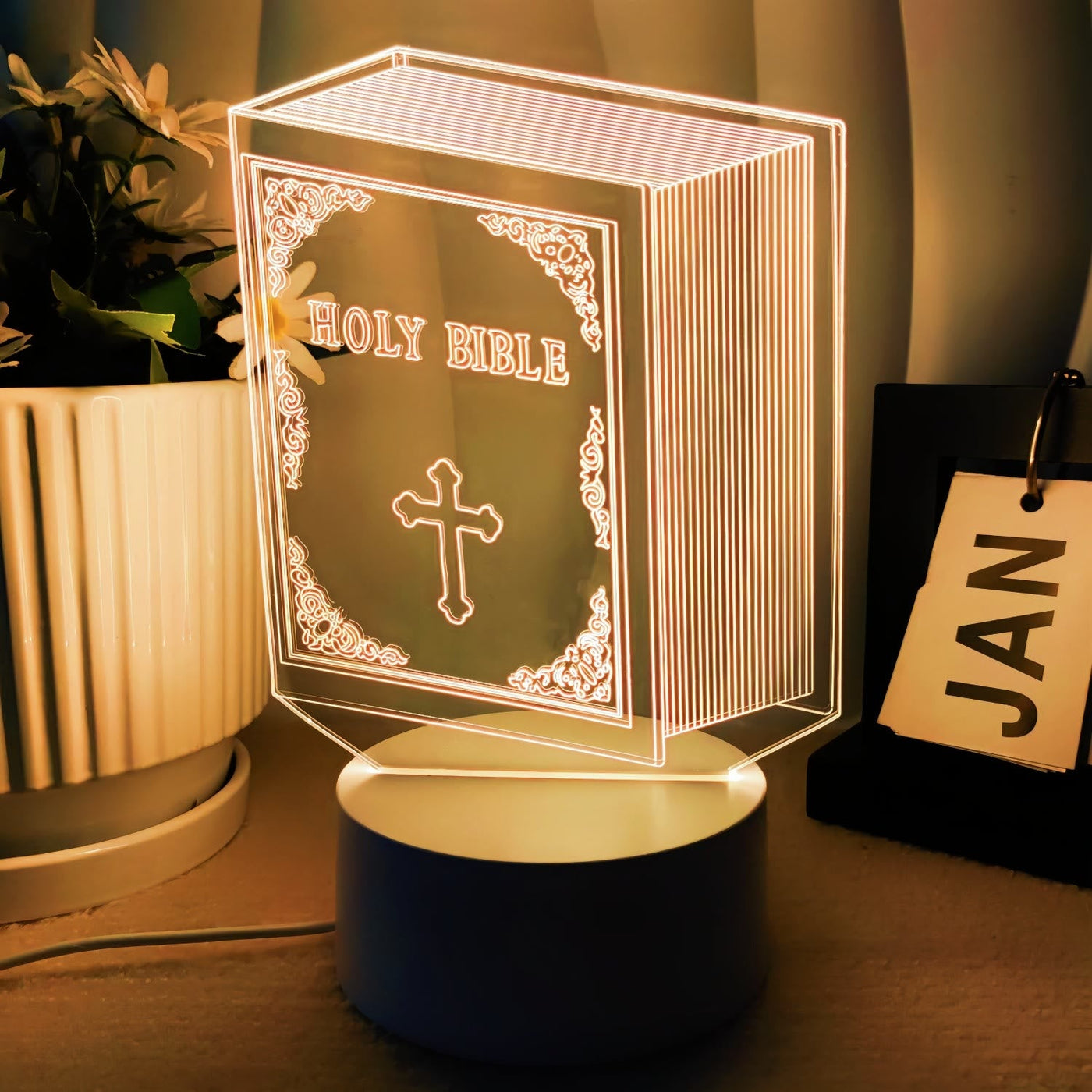 Christianartworkshop Faith-Filled Gift Holy Icons Night Light: Keep Sacred Moments Nearby