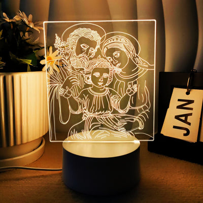 Christianartworkshop Faith-Filled Gift Holy Icons Night Light: Keep Sacred Moments Nearby