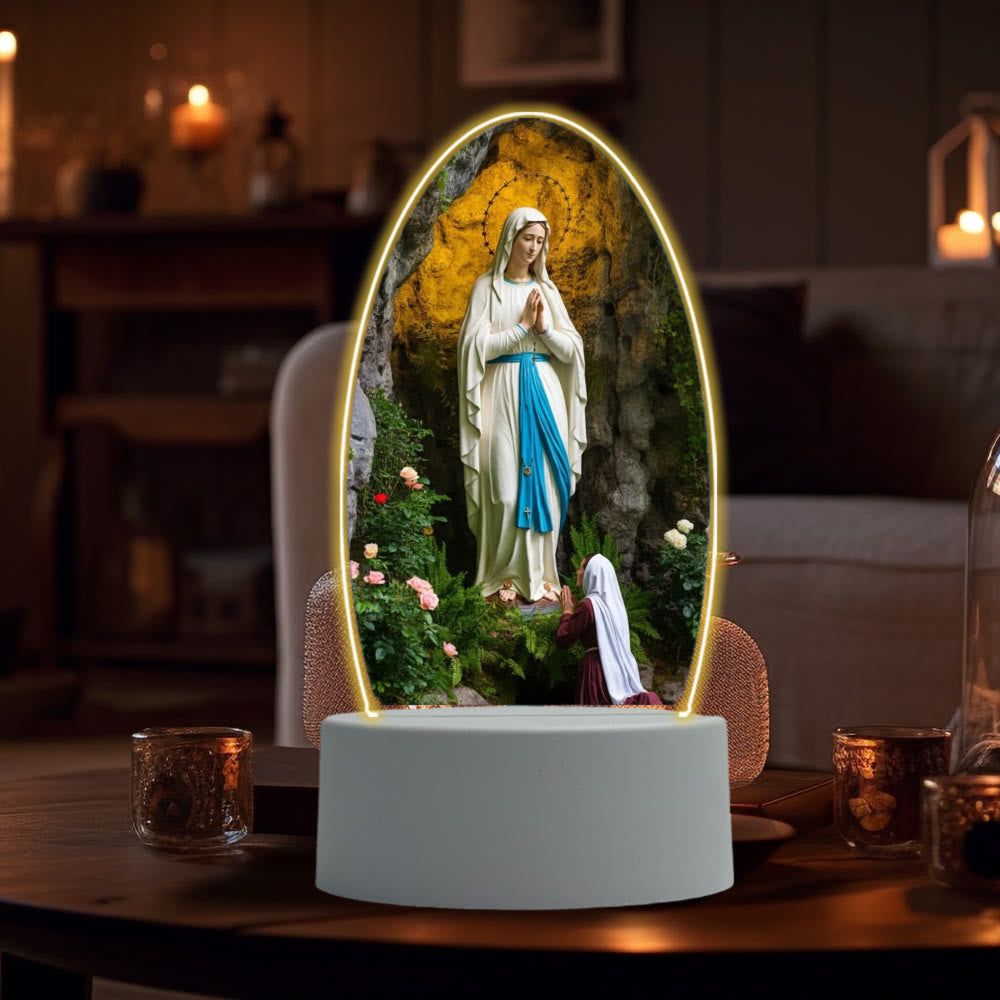 Christianartworkshop Blessed Christian Saints Night Light: Evening Companion for Reflection