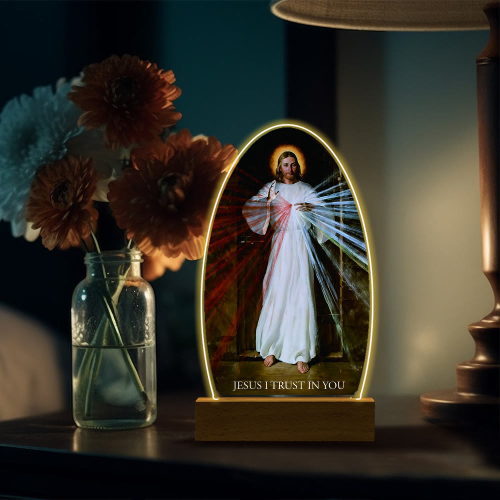 Christianartworkshop Blessed Christian Saints Night Light: Evening Companion for Reflection