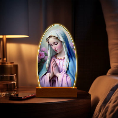 Christianartworkshop Blessed Christian Saints Night Light: Evening Companion for Reflection