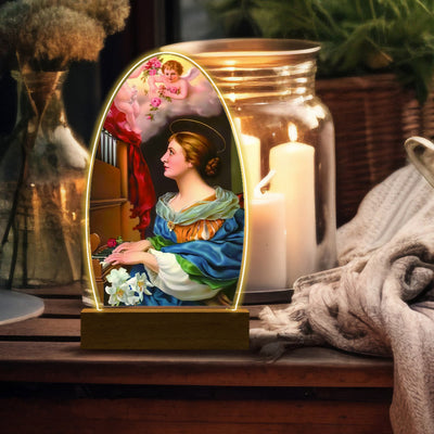 Christianartworkshop Blessed Christian Saints Night Light: Evening Companion for Reflection