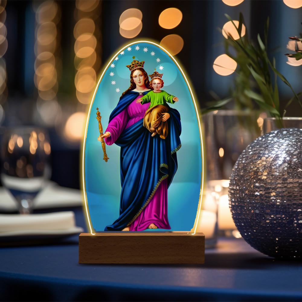 Christianartworkshop Blessed Christian Saints Night Light: Evening Companion for Reflection