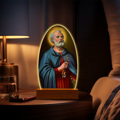 Christianartworkshop Blessed Christian Saints Night Light: Evening Companion for Reflection