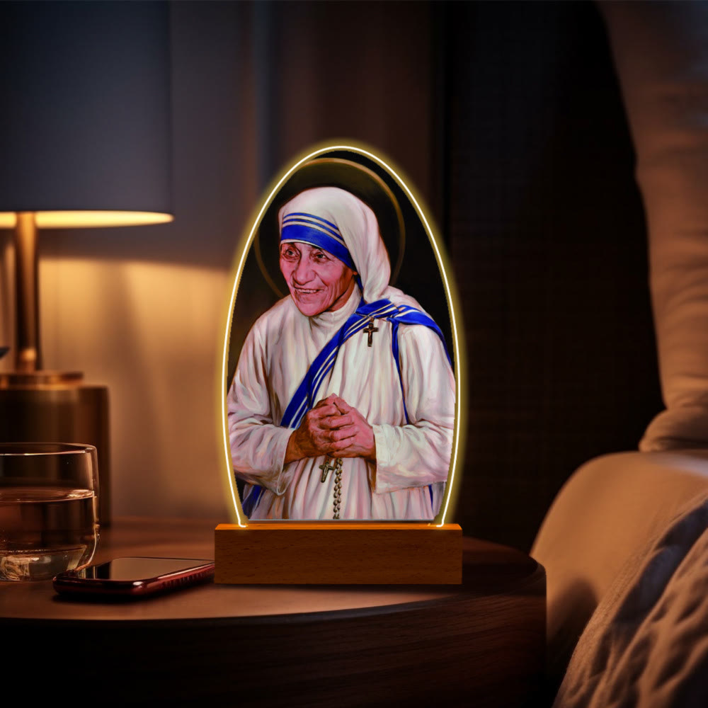 Christianartworkshop Blessed Christian Saints Night Light: Evening Companion for Reflection