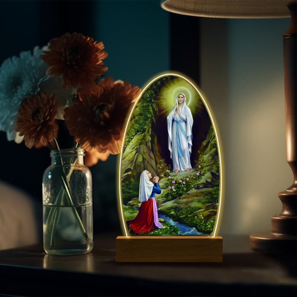 Christianartworkshop Blessed Christian Saints Night Light: Evening Companion for Reflection