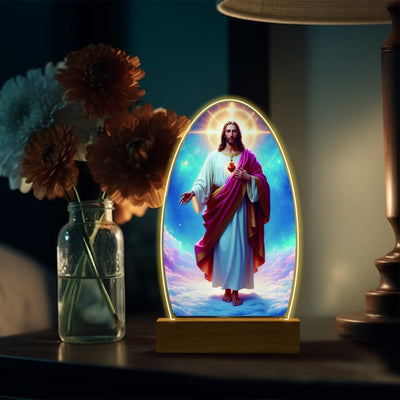 Christianartworkshop Blessed Christian Saints Night Light: Evening Companion for Reflection