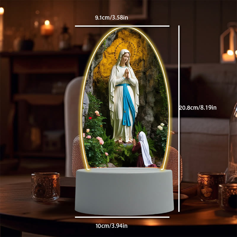 Christianartworkshop Blessed Christian Saints Night Light: Evening Companion for Reflection