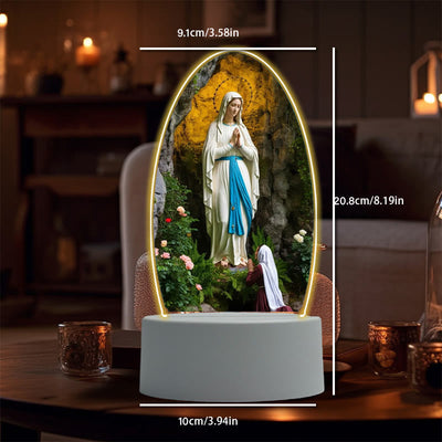 Christianartworkshop Blessed Christian Saints Night Light: Evening Companion for Reflection