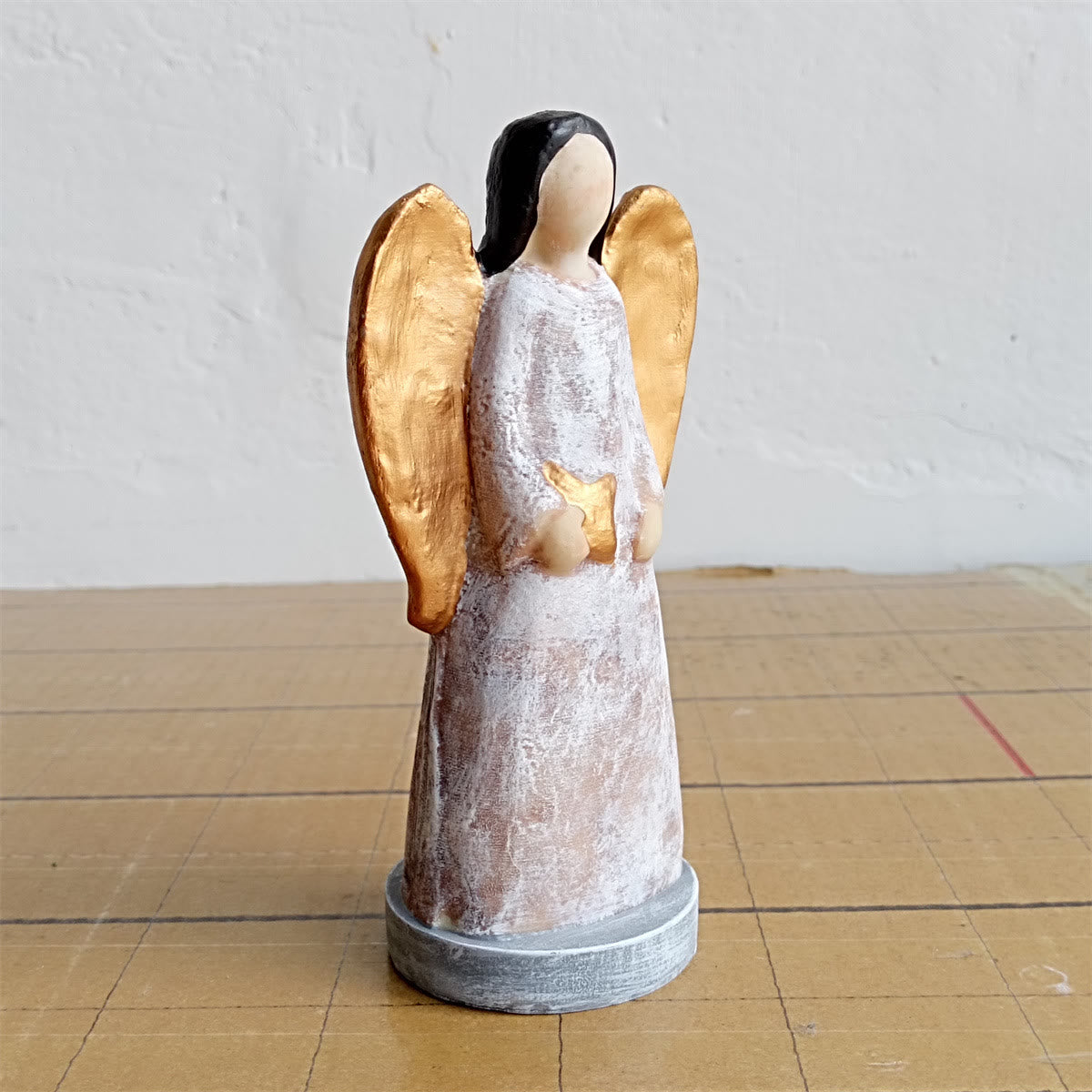 Christianartworkshop Resin Angel Nativity Desktop Ornament: A Rare Emblem of Christmas Devotion