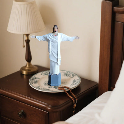 Christianartworkshop Sacred Heart Christ Desktop Decoration with Open Arms of Blessing