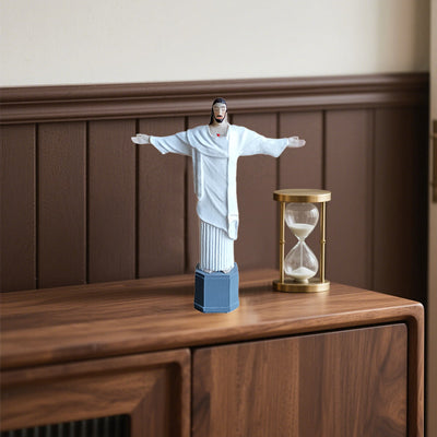 Christianartworkshop Sacred Heart Christ Desktop Decoration with Open Arms of Blessing