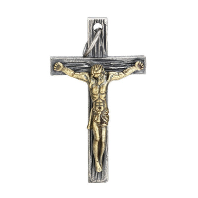 Christianartworkshop Classic Sterling Silver Crucifix Necklace: A Symbol of Faith for Daily Spiritual Connection