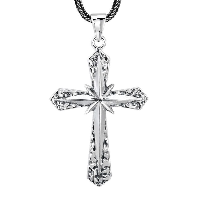 Christianartworkshop Classic Polished Sterling Silver Cross Necklace: A Subtle yet Sacred Emblem of Devotion