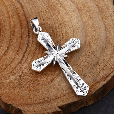 Christianartworkshop Classic Polished Sterling Silver Cross Necklace: A Subtle yet Sacred Emblem of Devotion