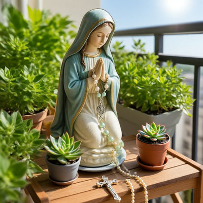 Christianartworkshop Classic Resin Praying Jesus Rosary Holder: A Timeless Emblem of Devotion