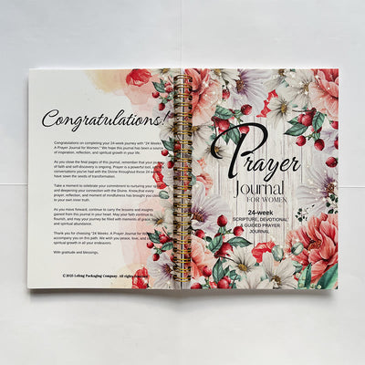 Christianartworkshop Classic Floral Prayer Journal: A Tool for 24 - Week Spiritual Nourishment