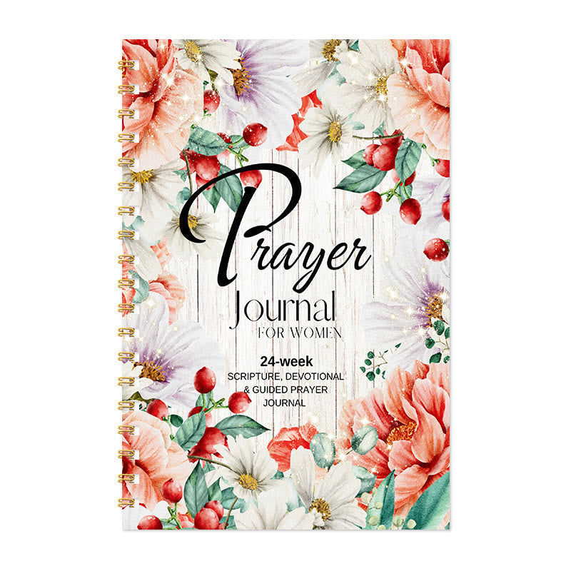 Christianartworkshop Classic Floral Prayer Journal: A Tool for 24 - Week Spiritual Nourishment