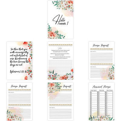 Christianartworkshop Classic Floral Prayer Journal: A Tool for 24 - Week Spiritual Nourishment