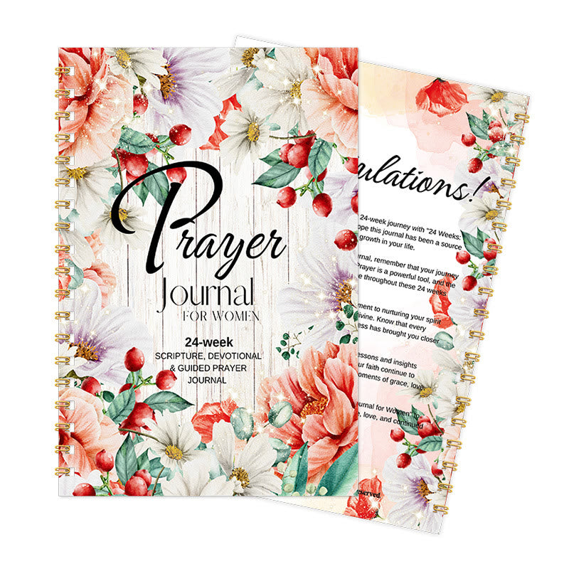 Christianartworkshop Classic Floral Prayer Journal: A Tool for 24 - Week Spiritual Nourishment