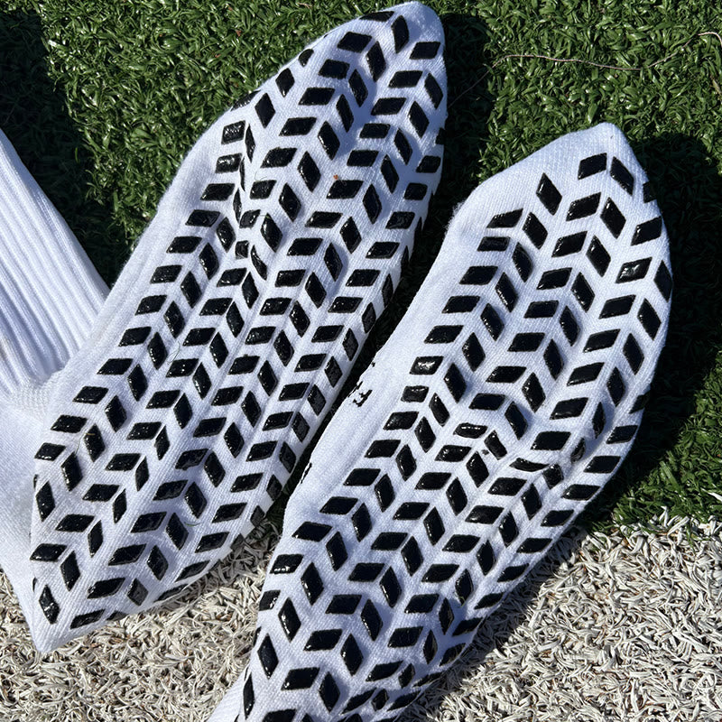 Christianartworkshop Biblical Quote Grip Soccer Unisex Socks: Walk Daily in Divine Guidance