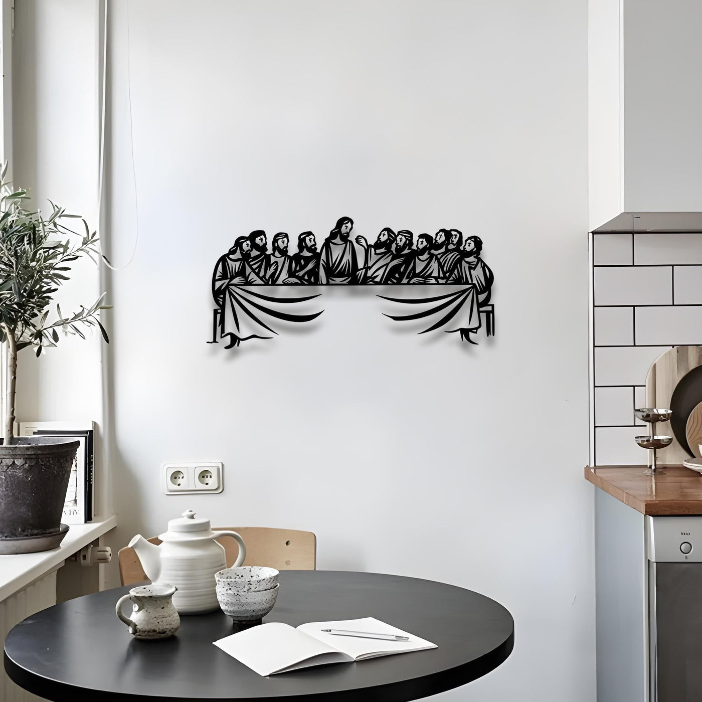 Christianartworkshop Faithful Representation The Last Supper Metal Wall Decor