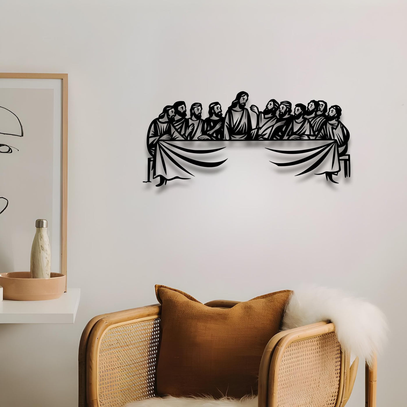 Christianartworkshop Faithful Representation The Last Supper Metal Wall Decor