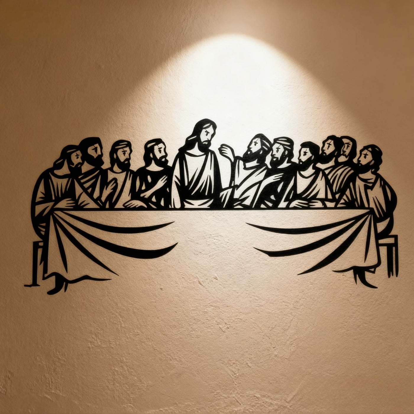 Christianartworkshop Faithful Representation The Last Supper Metal Wall Decor