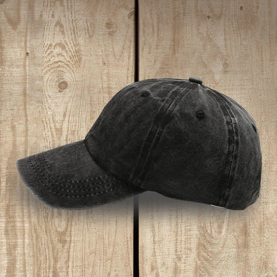 Christianartworkshop Jesus Is Coming Back Unisex Distressed Washed Cotton Hat