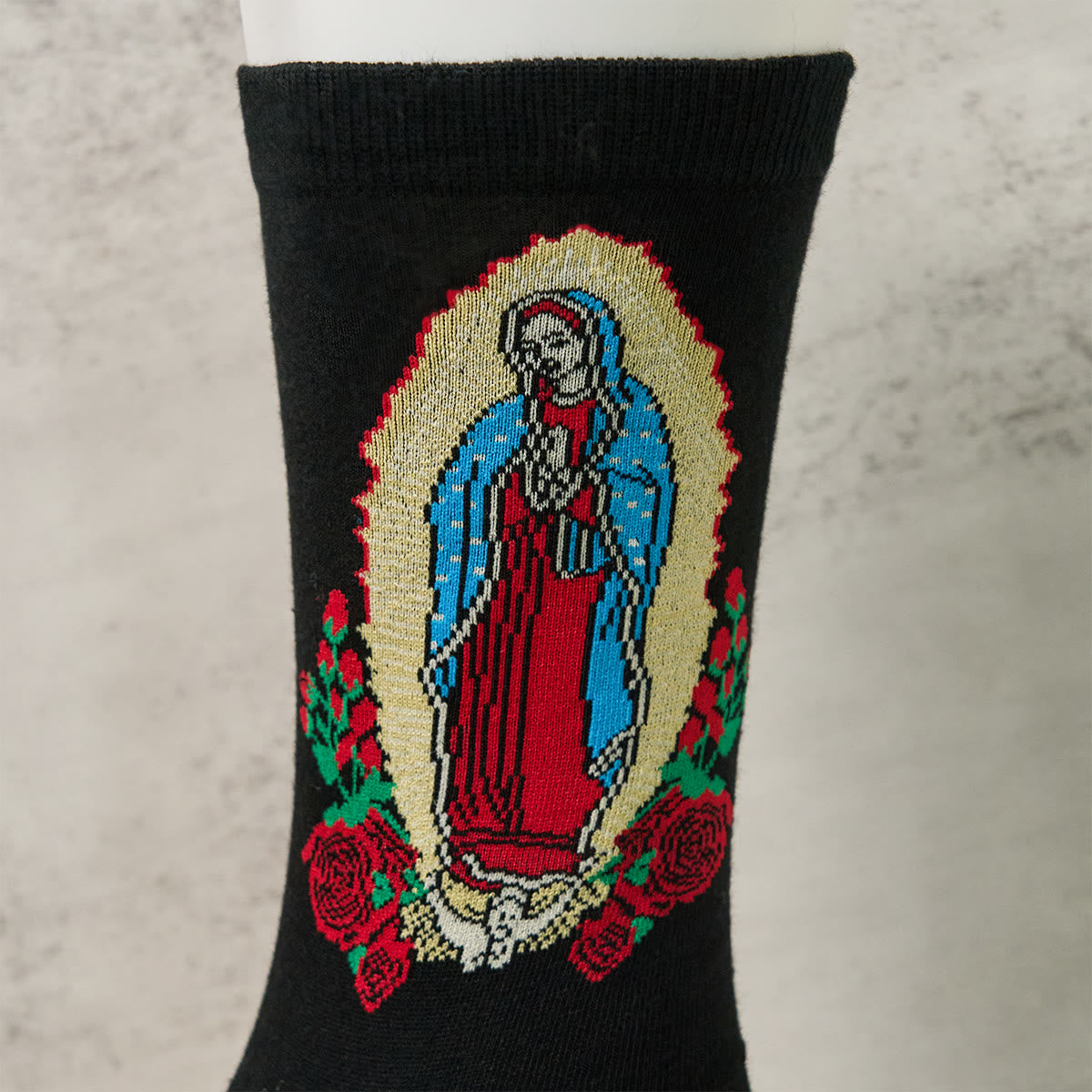 Christianartworkshop Faithful Our Lady of Guadalupe Unisex Socks Bringing Faith and Daily Blessings