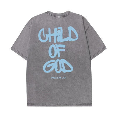 Christianartworkshop "CHILD OF GOD" Washed T-Shirt