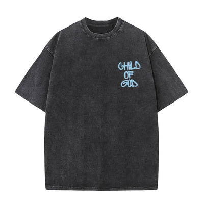 Christianartworkshop "CHILD OF GOD" Washed T-Shirt