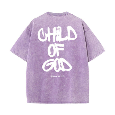 Christianartworkshop "CHILD OF GOD" Washed T-Shirt