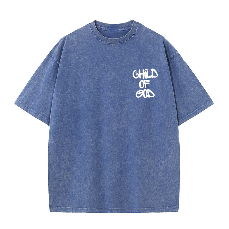 Christianartworkshop "CHILD OF GOD" Washed T-Shirt