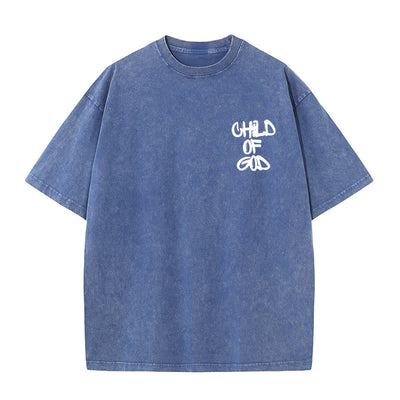Christianartworkshop "CHILD OF GOD" Washed T-Shirt