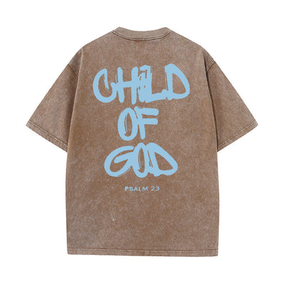 Christianartworkshop "CHILD OF GOD" Washed T-Shirt