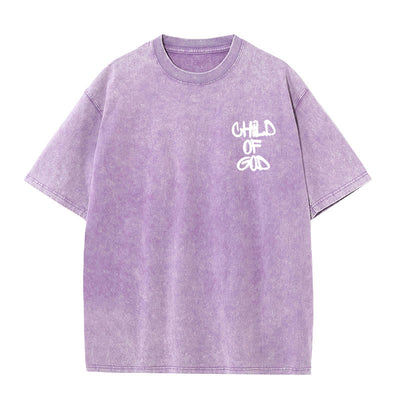 Christianartworkshop "CHILD OF GOD" Washed T-Shirt