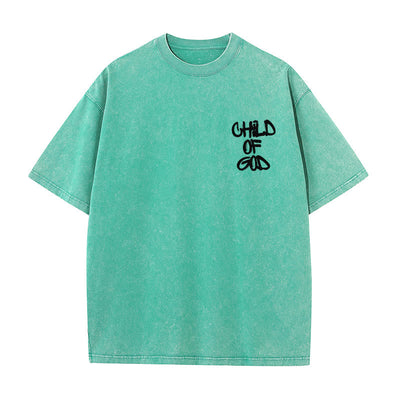 Christianartworkshop "CHILD OF GOD" Washed T-Shirt