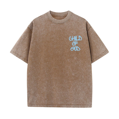 Christianartworkshop "CHILD OF GOD" Washed T-Shirt