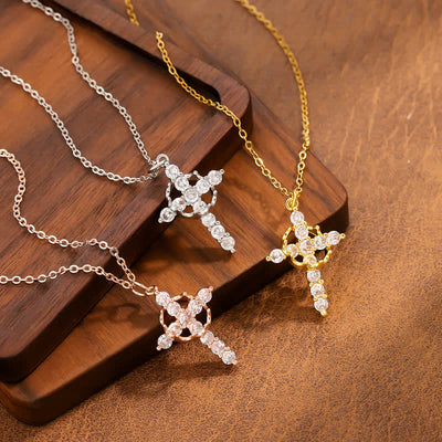 FREE Today: Modern Crowned in Faith Cross Necklace, Earrings