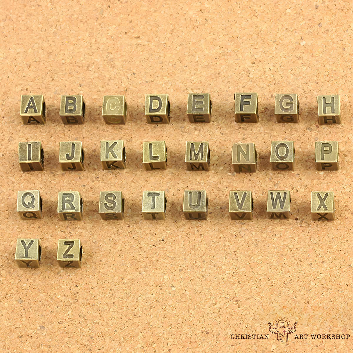 Christianartworkshop Military - Style Paracord Custom Rosary: Silver-Toned Beads & Brass JESUS