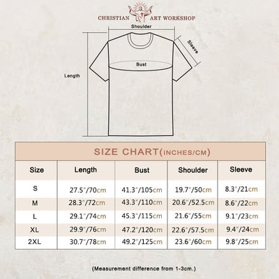 Christianartworkshop Classic Style Cross my Heart Short Sleeve T-shirt